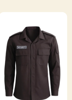 Tünd qəhvəyi security köynək
