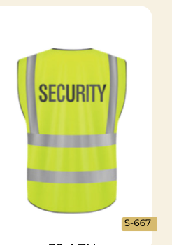 Security jilet arxa loqo